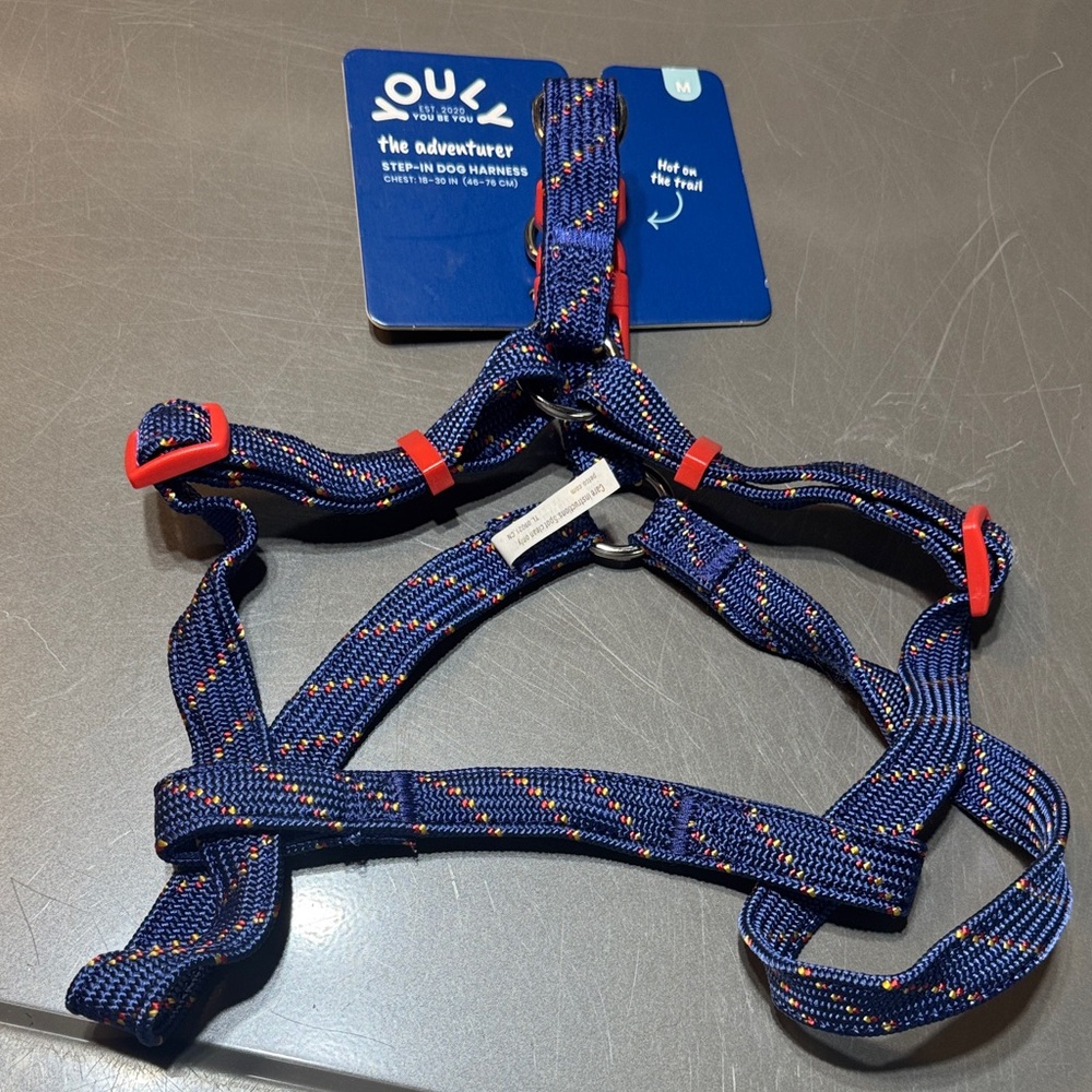 Navy Blue Step-In Dog Harness